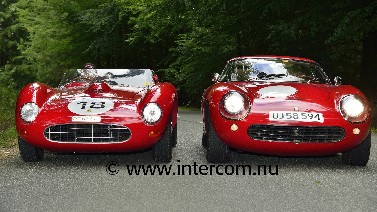 326 Jørgen Strøjer, Assens, Ferrari GT 250 Testa Rossa og Kaj Bertelsen, Viborg, Ferrari 275 GTB